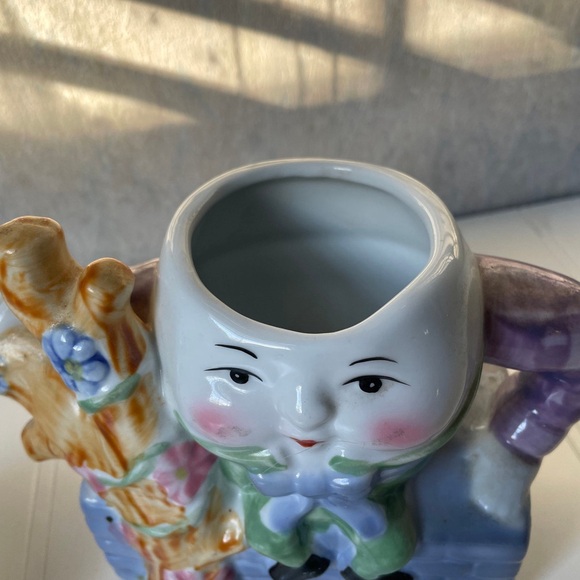 Vintage Feitx Humpty Dumpty Handpainted Ceramic Teapot, Circa 1970’s RARE FIND - Picture 3 of 7